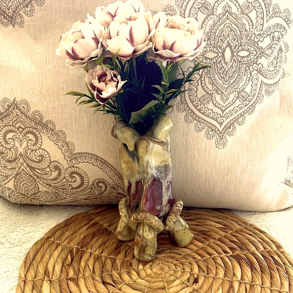Glazed Art Pottery Vase.
